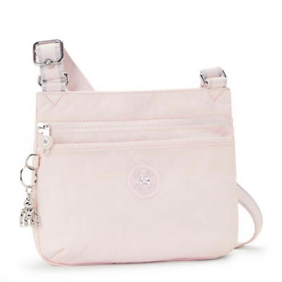 NWT Kipling Emmylou Small Crossbody Bag Orchid Pink 9.75''L x 8.5''H x 2.72”D - Picture 2 of 13